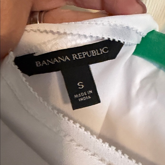 Banana Republic White Sleeveless Blouse - Picture 5 of 6